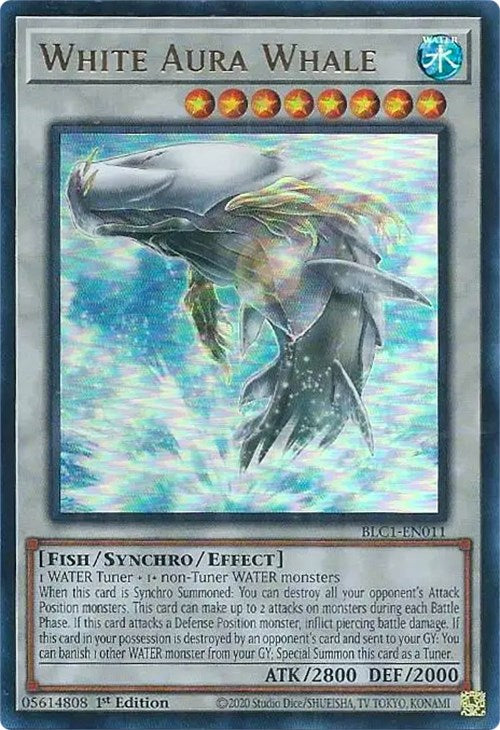 White Aura Whale [BLC1-EN011] Ultra Rare | Jomio and Rueliete's Cards and Comics