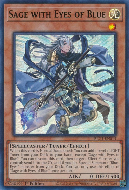 Sage with Eyes of Blue [BLC1-EN014] Ultra Rare | Jomio and Rueliete's Cards and Comics