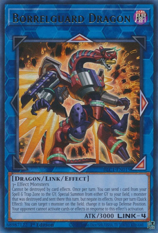 Borrelguard Dragon [BLC1-EN019] Ultra Rare | Jomio and Rueliete's Cards and Comics