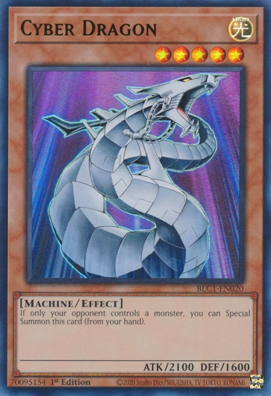 Cyber Dragon [BLC1-EN020] Ultra Rare | Jomio and Rueliete's Cards and Comics