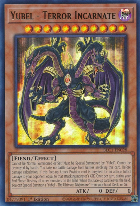Yubel - Terror Incarnate [BLC1-EN028] Ultra Rare | Jomio and Rueliete's Cards and Comics