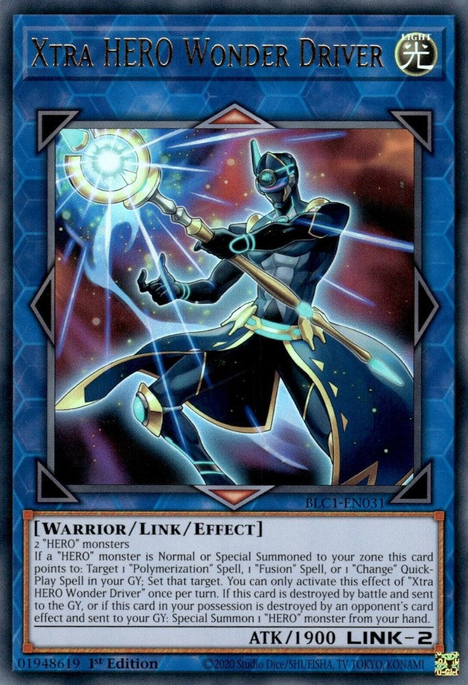 Xtra HERO Wonder Driver [BLC1-EN031] Ultra Rare | Jomio and Rueliete's Cards and Comics