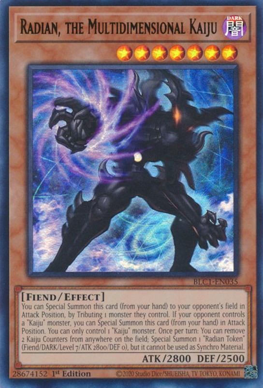 Radian, the Multidimensional Kaiju [BLC1-EN035] Ultra Rare | Jomio and Rueliete's Cards and Comics