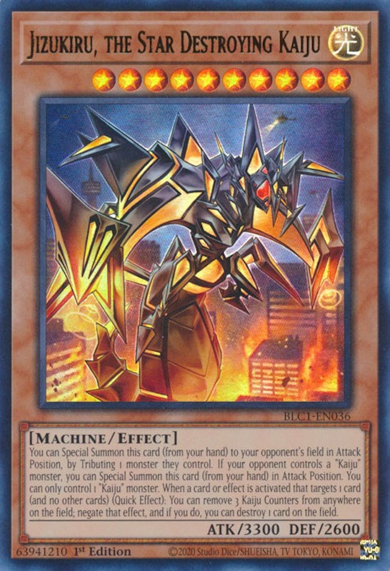 Jizukiru, the Star Destroying Kaiju [BLC1-EN036] Ultra Rare | Jomio and Rueliete's Cards and Comics