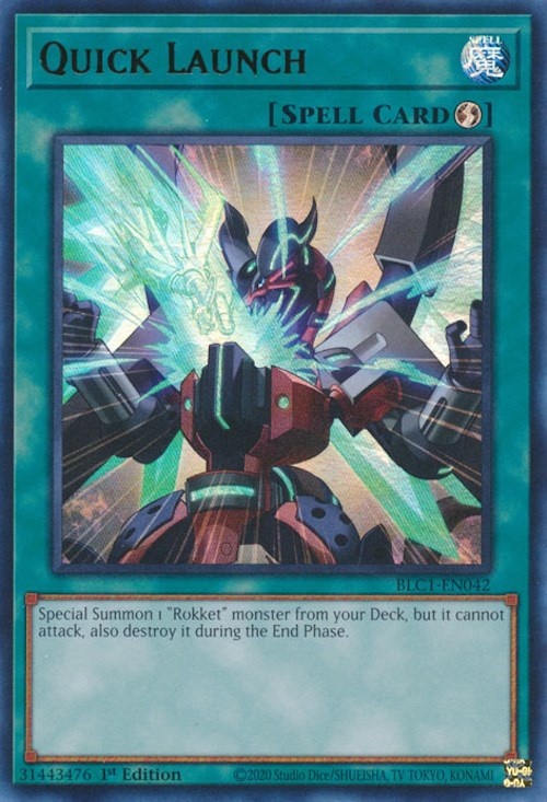 Quick Launch [BLC1-EN042] Ultra Rare | Jomio and Rueliete's Cards and Comics