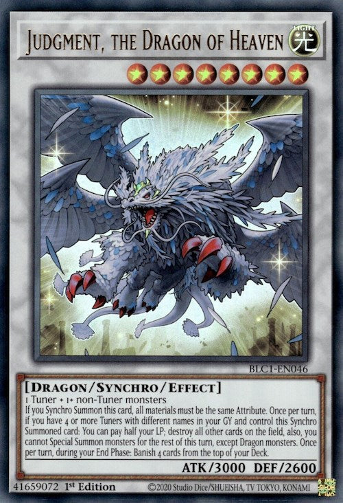 Judgment, the Dragon of Heaven [BLC1-EN046] Ultra Rare | Jomio and Rueliete's Cards and Comics