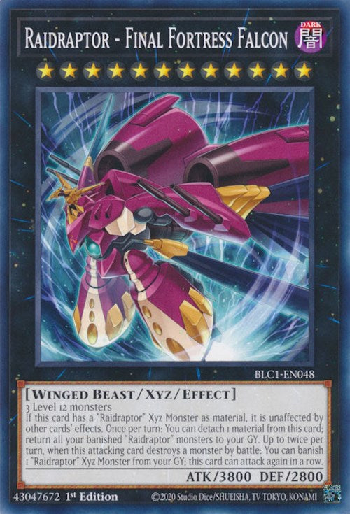 Raidraptor - Final Fortress Falcon [BLC1-EN048] Common | Jomio and Rueliete's Cards and Comics