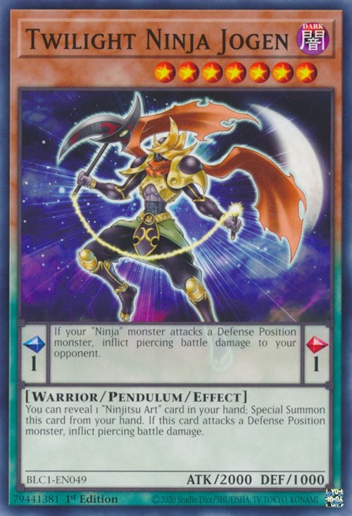 Twilight Ninja Jogen [BLC1-EN049] Common | Jomio and Rueliete's Cards and Comics