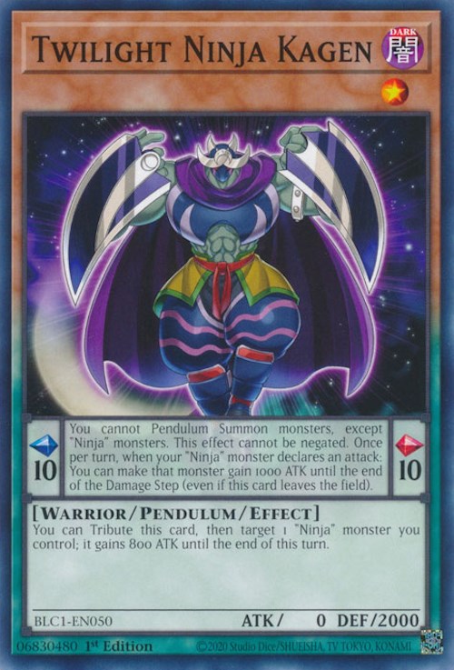 Twilight Ninja Kagen [BLC1-EN050] Common | Jomio and Rueliete's Cards and Comics