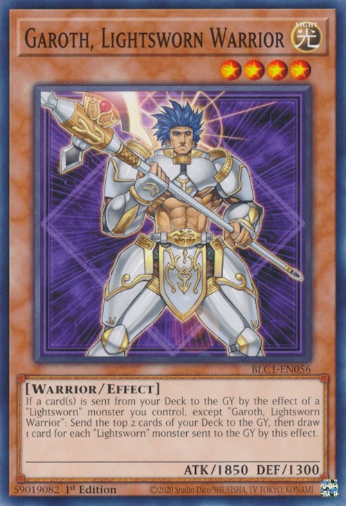 Garoth, Lightsworn Warrior [BLC1-EN056] Common | Jomio and Rueliete's Cards and Comics