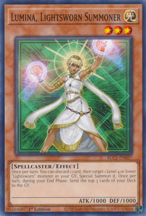 Lumina, Lightsworn Summoner [BLC1-EN057] Common | Jomio and Rueliete's Cards and Comics