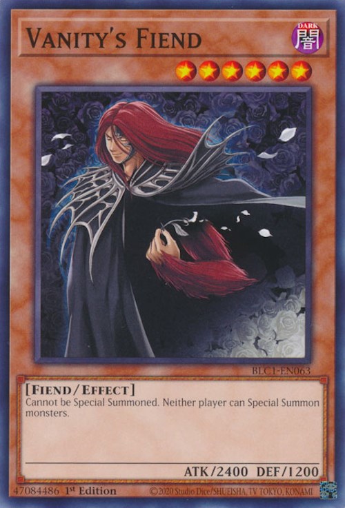 Vanity's Fiend [BLC1-EN063] Common | Jomio and Rueliete's Cards and Comics