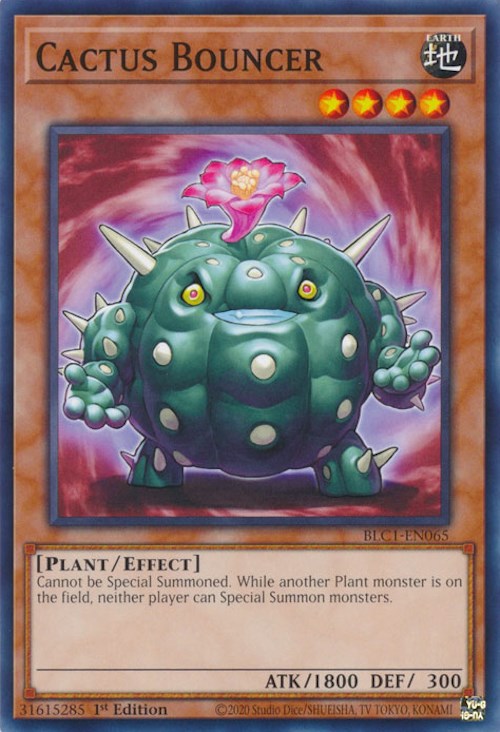 Cactus Bouncer [BLC1-EN065] Common | Jomio and Rueliete's Cards and Comics