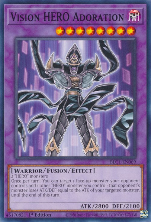 Vision HERO Adoration [BLC1-EN069] Common | Jomio and Rueliete's Cards and Comics