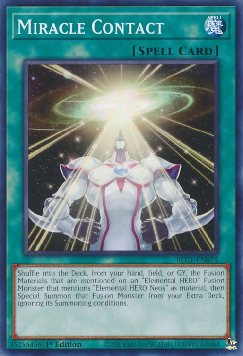 Miracle Contact [BLC1-EN075] Common | Jomio and Rueliete's Cards and Comics