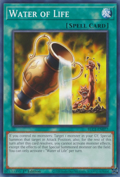 Water of Life [BLC1-EN077] Common | Jomio and Rueliete's Cards and Comics