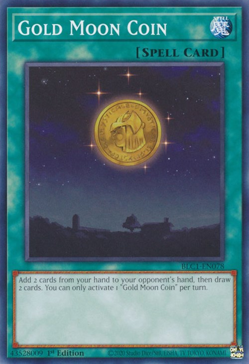Gold Moon Coin [BLC1-EN078] Common | Jomio and Rueliete's Cards and Comics