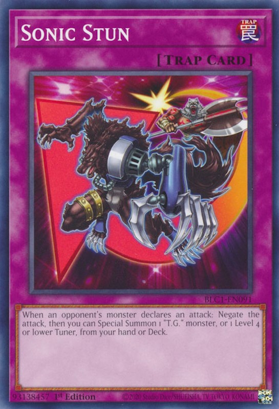 Sonic Stun [BLC1-EN091] Common | Jomio and Rueliete's Cards and Comics