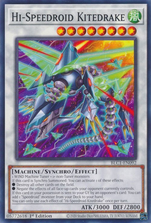 Hi-Speedroid Kitedrake [BLC1-EN092] Common | Jomio and Rueliete's Cards and Comics