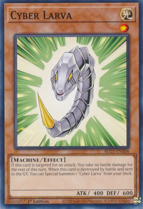 Cyber Larva [BLC1-EN108] Common | Jomio and Rueliete's Cards and Comics