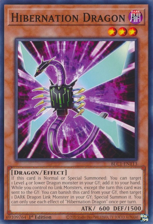 Hibernation Dragon [BLC1-EN113] Common | Jomio and Rueliete's Cards and Comics