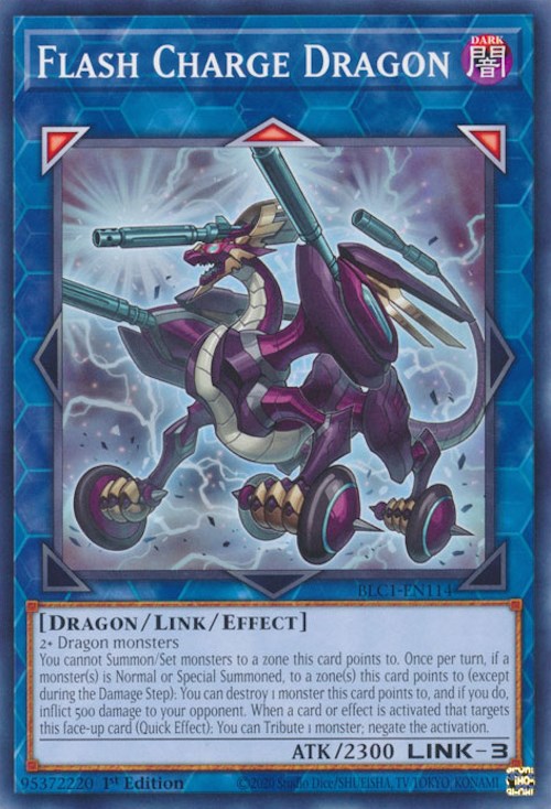 Flash Charge Dragon [BLC1-EN114] Common | Jomio and Rueliete's Cards and Comics