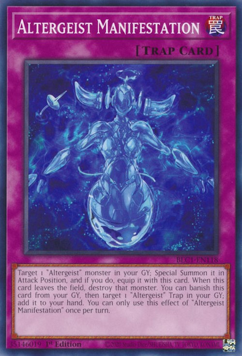 Altergeist Manifestation [BLC1-EN118] Common | Jomio and Rueliete's Cards and Comics