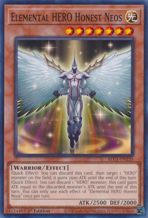 Elemental HERO Honest Neos [BLC1-EN120] Common | Jomio and Rueliete's Cards and Comics