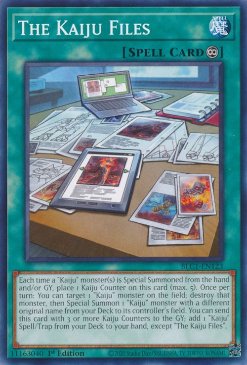 The Kaiju Files [BLC1-EN123] Common | Jomio and Rueliete's Cards and Comics