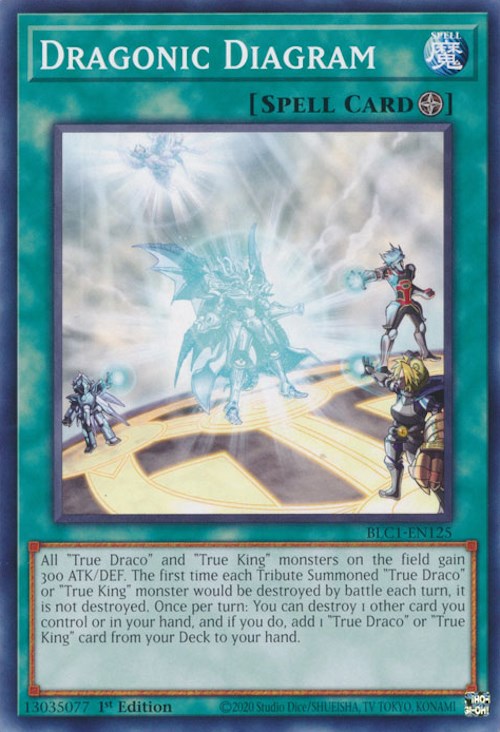 Dragonic Diagram [BLC1-EN125] Common | Jomio and Rueliete's Cards and Comics