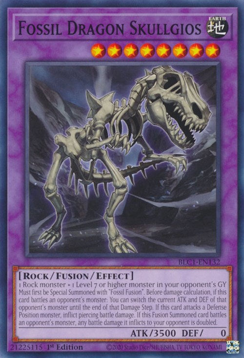 Fossil Dragon Skullgios [BLC1-EN132] Common | Jomio and Rueliete's Cards and Comics