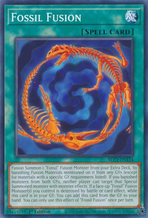 Fossil Fusion [BLC1-EN134] Common | Jomio and Rueliete's Cards and Comics