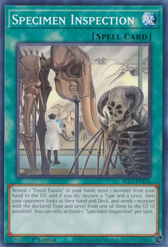 Specimen Inspection [BLC1-EN136] Common | Jomio and Rueliete's Cards and Comics