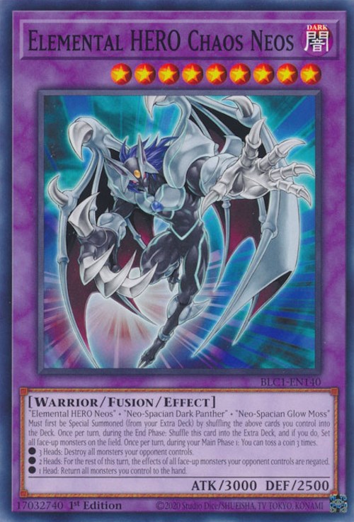 Elemental HERO Chaos Neos [BLC1-EN140] Common | Jomio and Rueliete's Cards and Comics