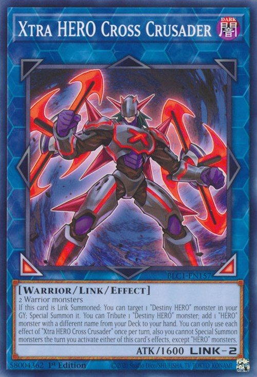 Xtra HERO Cross Crusader [BLC1-EN157] Common | Jomio and Rueliete's Cards and Comics