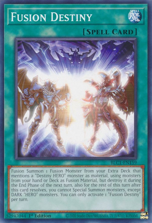 Fusion Destiny [BLC1-EN159] Common | Jomio and Rueliete's Cards and Comics