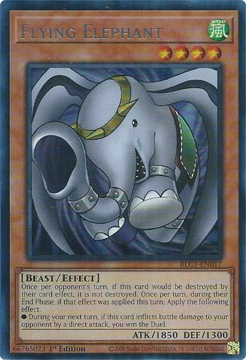Flying Elephant (Silver) [BLC1-EN017] Ultra Rare | Jomio and Rueliete's Cards and Comics