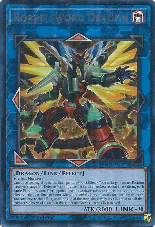 Borrelsword Dragon (Alternate Art) (Silver) [BLC1-EN023] Ultra Rare | Jomio and Rueliete's Cards and Comics