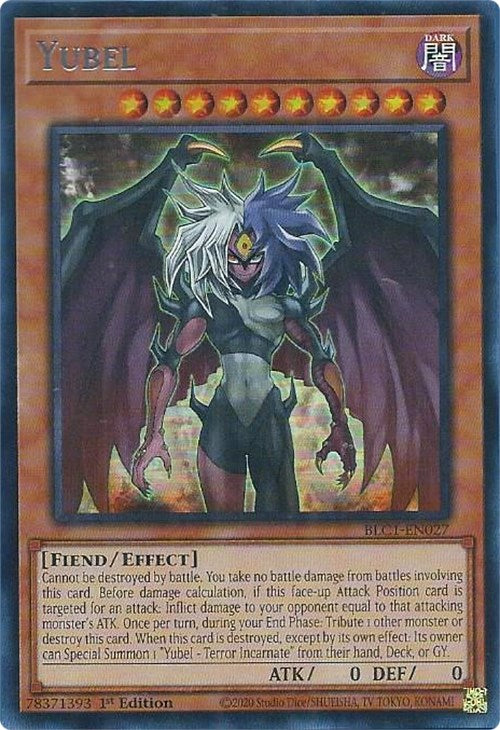 Yubel (Silver) [BLC1-EN027] Ultra Rare | Jomio and Rueliete's Cards and Comics