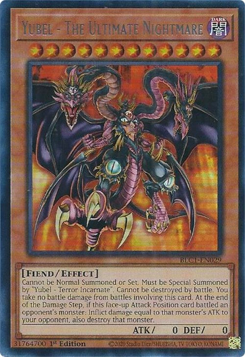Yubel - The Ultimate Nightmare (Silver) [BLC1-EN029] Ultra Rare | Jomio and Rueliete's Cards and Comics
