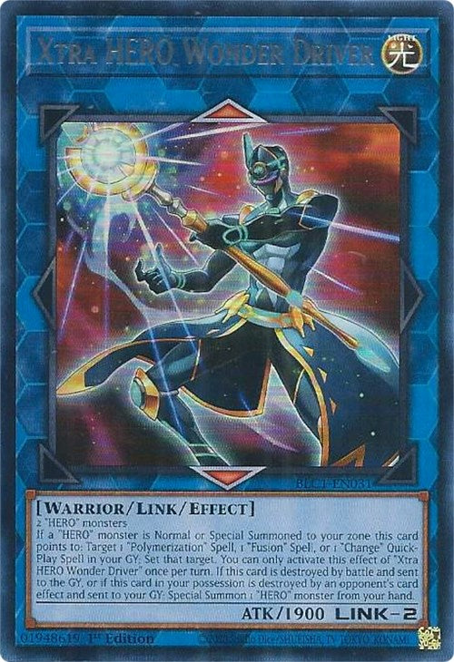 Xtra HERO Wonder Driver (Silver) [BLC1-EN031] Ultra Rare | Jomio and Rueliete's Cards and Comics