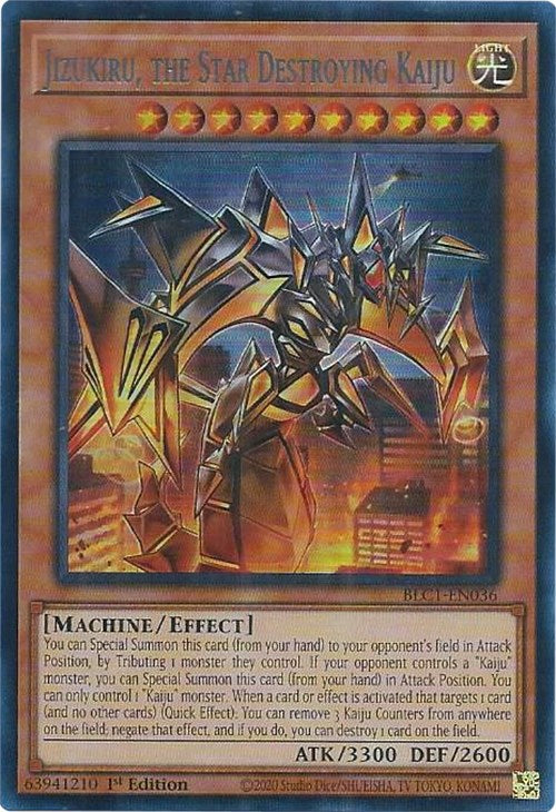 Jizukiru, the Star Destroying Kaiju (Silver) [BLC1-EN036] Ultra Rare | Jomio and Rueliete's Cards and Comics