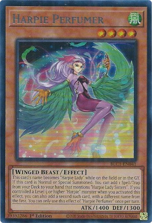 Harpie Perfumer (Silver) [BLC1-EN041] Ultra Rare | Jomio and Rueliete's Cards and Comics