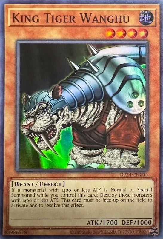 King Tiger Wanghu [OP24-EN004] Super Rare | Jomio and Rueliete's Cards and Comics