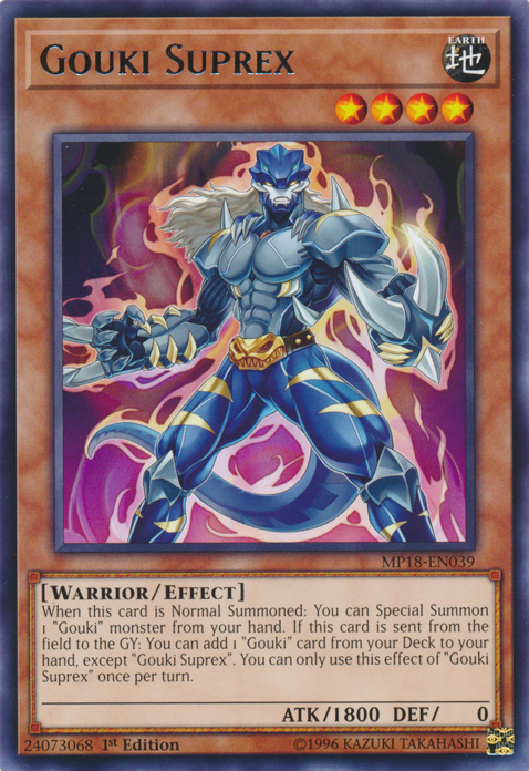 Gouki Suprex [MP18-EN039] Rare | Jomio and Rueliete's Cards and Comics
