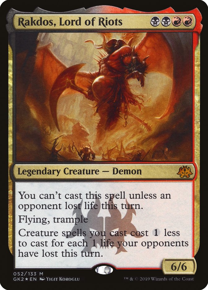 Rakdos, Lord of Riots [Ravnica Allegiance Guild Kit] | Jomio and Rueliete's Cards and Comics
