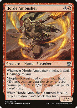 Horde Ambusher [Khans of Tarkir] | Jomio and Rueliete's Cards and Comics