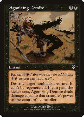 Agonizing Demise [Invasion] | Jomio and Rueliete's Cards and Comics