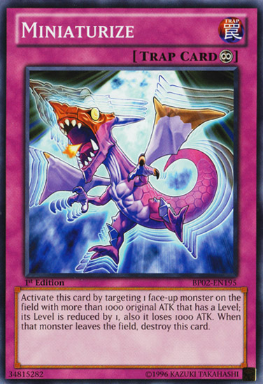 Miniaturize [BP02-EN195] Common | Jomio and Rueliete's Cards and Comics