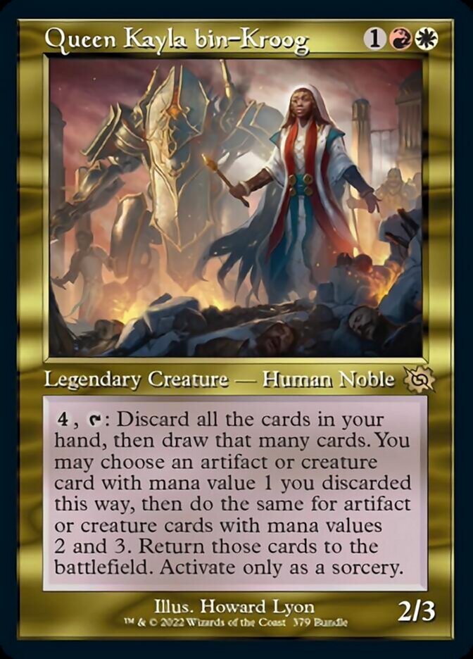 Queen Kayla bin-Kroog (Retro) (Bundle) [The Brothers' War] | Jomio and Rueliete's Cards and Comics